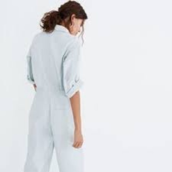Madewell x As Ever™ Coveralls: Dawn Mist - Picture 2 of 3